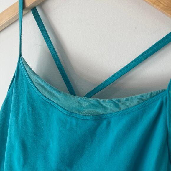 Lululemon Blue Racerback Tank Size 6 - Picture 2 of 3